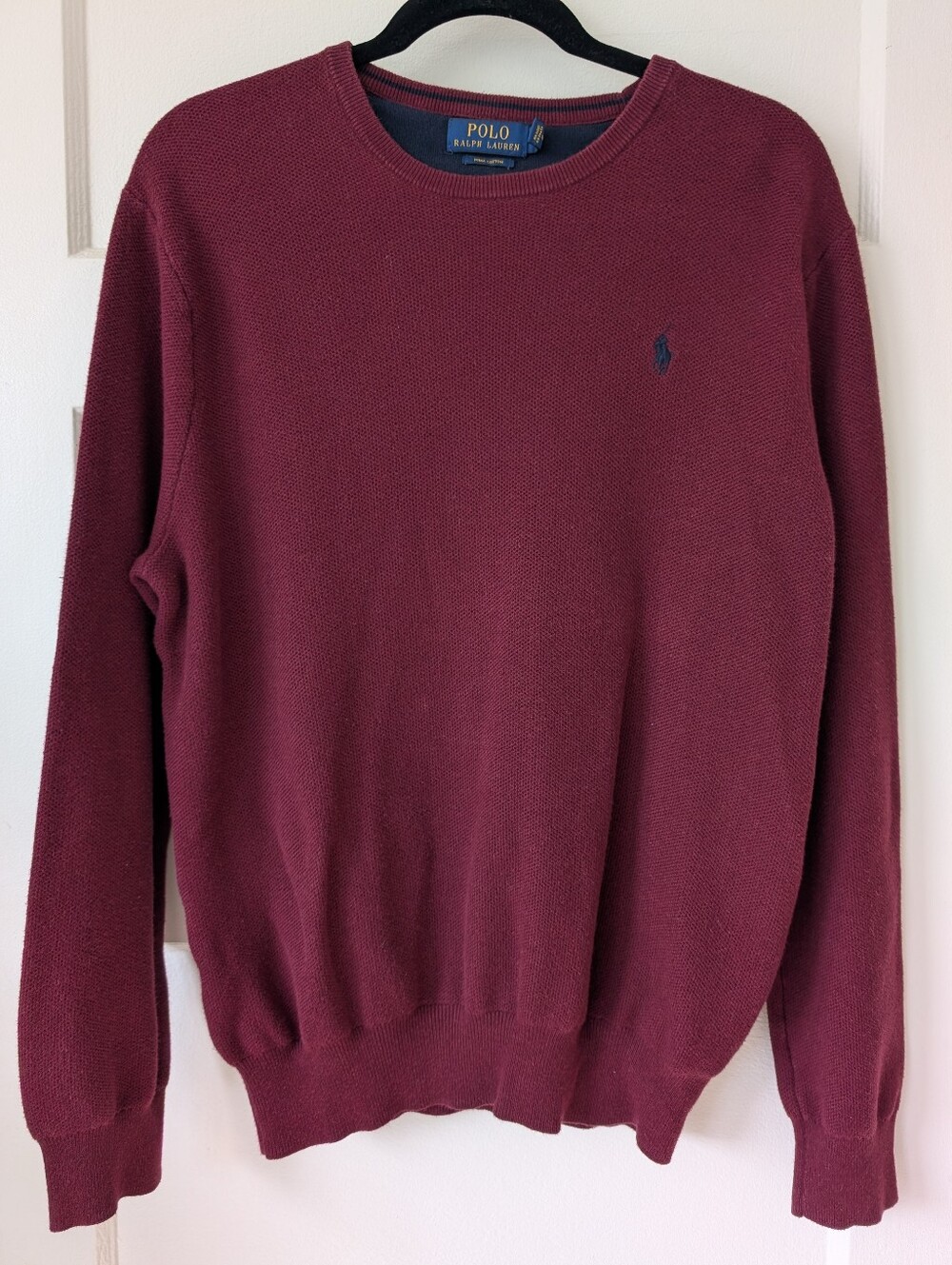Polo by Ralph Lauren Men's Crewneck Sweater - Burgundy